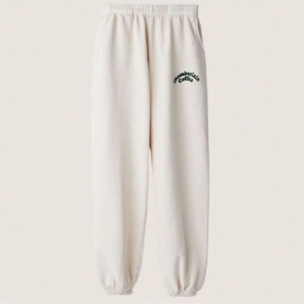 Chamberlain Coffee‎ Tan/Cream Sweatpants Size Small Rare Limited Edition - Picture 2 of 7